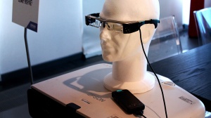 Epson Moverio BT-200 on a mannequin's head